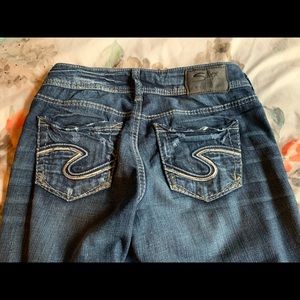 Silver SUKI skinny Jean